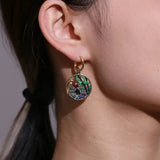 Mix Color Gemstone Earrings