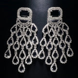 Peroni Black Crystal Earrings