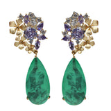 Aqua Drop Earrings