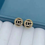 Letter Stud Earrings