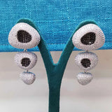 Round Drop Earrings