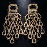 Peroni Black Crystal Earrings