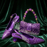 Bling Shoe & Bag Set
