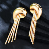 Long Bicolor Earrings