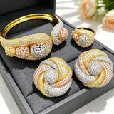 Imperial Beauty Bangle & Ring Set
