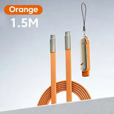 Support Téléphone Pliant 2-en-1 + Câble Charge Rapide 240W – USB-C & Lightning