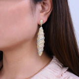 Scallop Drop Earrings