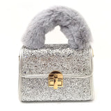 Fur Shoes & Bag Set