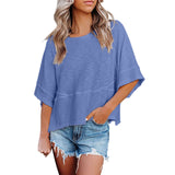 DICORYA — T-shirt uni à manches évasées