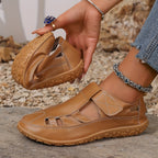Summer Casual Velcro Leather Comfort Shoes