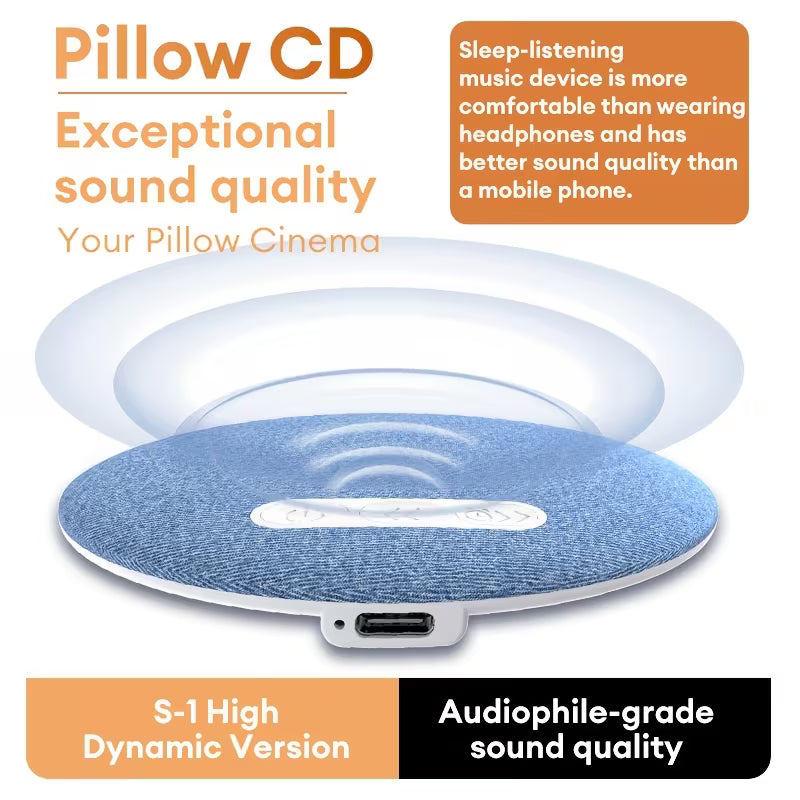 Enceinte sous l'oreiller pour dormir