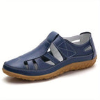 Summer Casual Velcro Leather Comfort Shoes