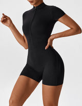 DICORYA — Combishort zippé manches courtes