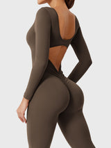 DICORYA — Combinaison évasée manches longues