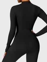 DICORYA — Combinaison zippée doublée polaire manches longues