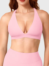 DICORYA — Brassière de sport décolleté en V