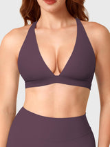 DICORYA — Brassière de sport décolleté en V