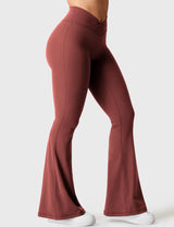 DICORYA — Legging évasé ceinture en V