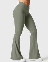 DICORYA — Legging évasé ceinture en V