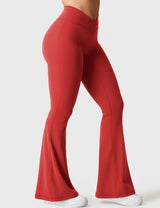 DICORYA — Legging évasé ceinture en V
