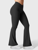 DICORYA — Legging évasé à ceinture en V