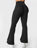 DICORYA — Legging évasé à ceinture en V