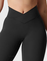DICORYA — Legging évasé à ceinture en V