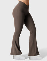 DICORYA — Legging évasé à ceinture en V