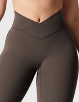 DICORYA — Legging évasé à ceinture en V