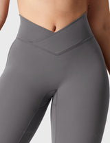 DICORYA — Legging évasé à ceinture en V