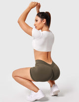 DICORYA — Short sans couture à ceinture croisée