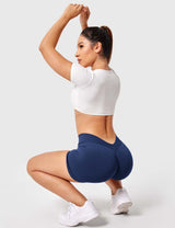 DICORYA — Short sans couture à ceinture croisée