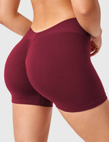 DICORYA — Short sans couture à ceinture croisée