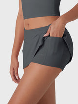 DICORYA — Mini jupe-short taille basse