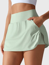 DICORYA — Jupe-short de tennis taille haute