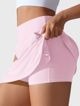 DICORYA — Jupe-short de tennis taille haute