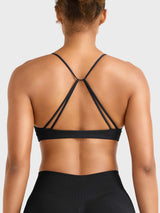 DICORYA — Brassière de sport minimaliste à bretelles fines