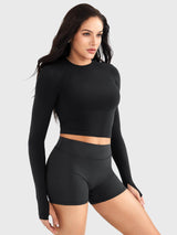 DICORYA — Haut sans couture manches longues