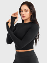 DICORYA — Haut sans couture manches longues