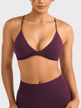 DICORYA — Brassière de sport minimaliste à bretelles fines