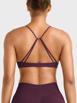 DICORYA — Brassière de sport minimaliste à bretelles fines