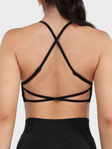 DICORYA — Brassière de sport col montant dos nu