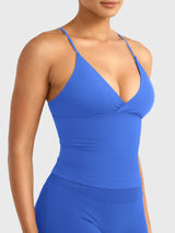 DICORYA — Débardeur long à bretelles croisées dans le dos