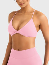 DICORYA — Brassière de sport minimaliste à bretelles fines