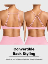 DICORYA — Brassière de sport minimaliste à bretelles fines