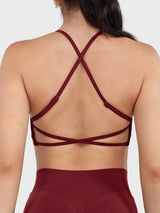 DICORYA — Brassière de sport col montant dos nu