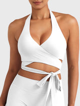 DICORYA — Brassière de sport croisée style ballet