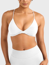 DICORYA — Brassière de sport minimaliste à bretelles fines