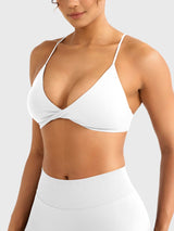 DICORYA — Brassière de sport minimaliste à bretelles fines
