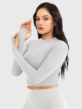 DICORYA — Haut sans couture manches longues